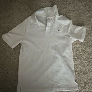 Vineyard Vines Boys White Polo